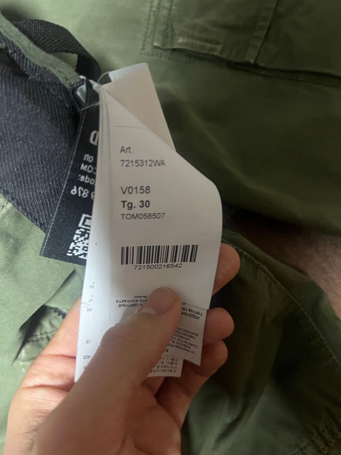 스톤 아일랜드 카고팬츠 상품이미지3