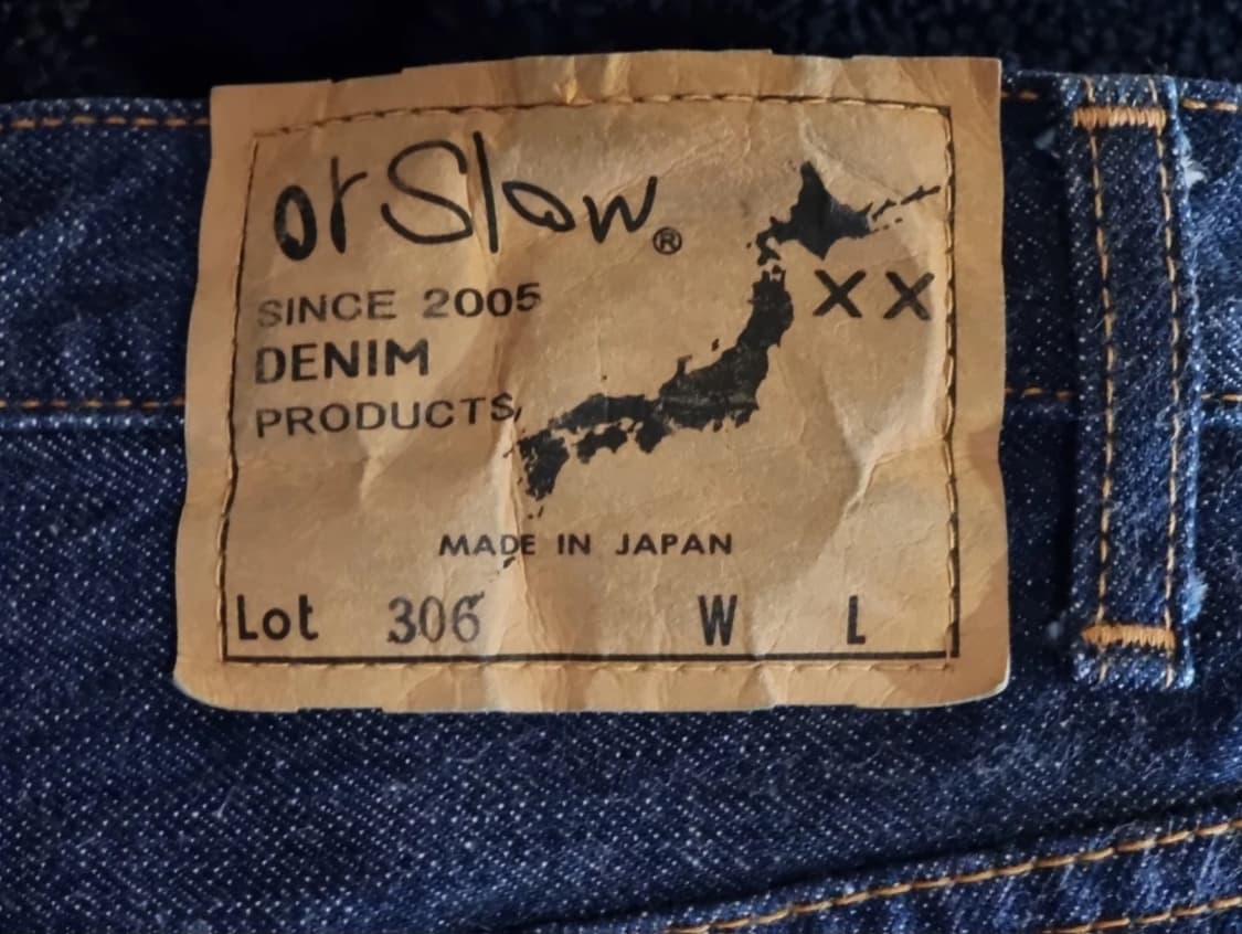 오어슬로우 orSLOW 306 원워쉬 진 팬츠 3사이즈 (32~33) 상품이미지6