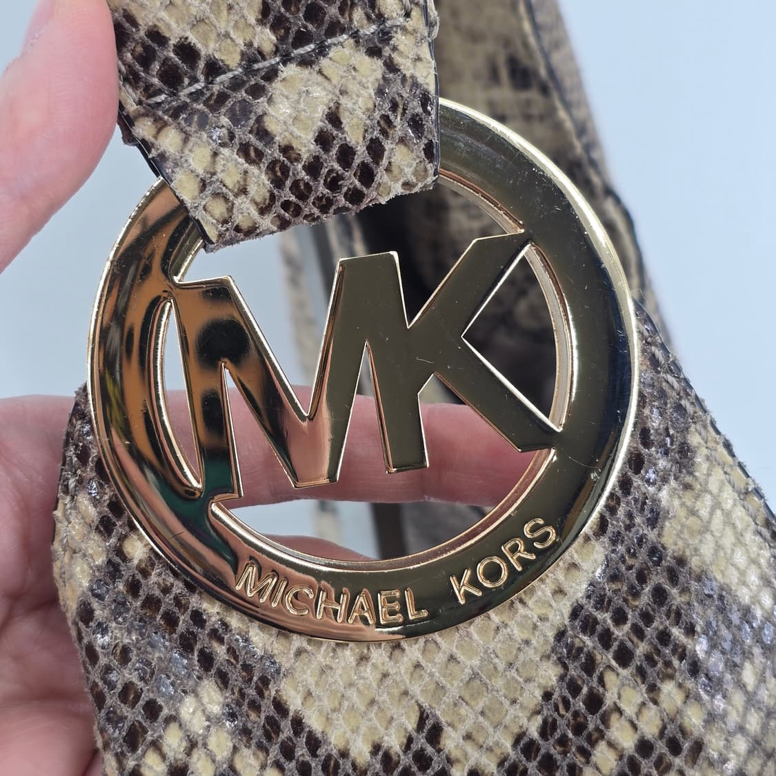 MICHAEL KORS 파이톤 호보백 상품이미지8