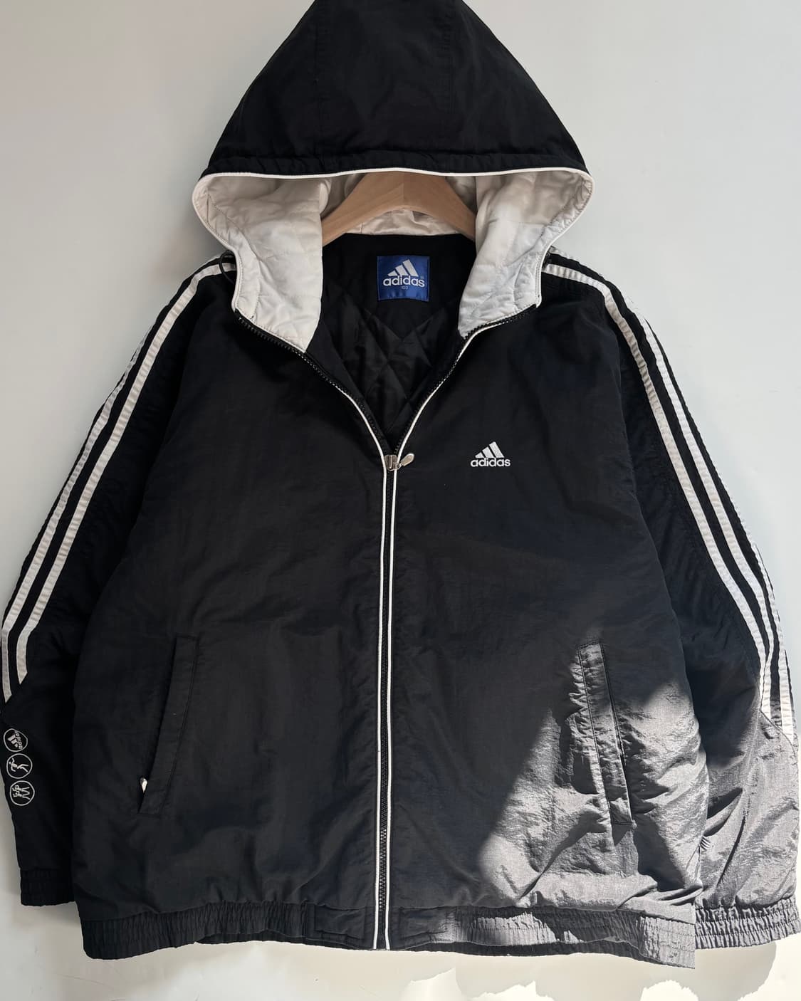 Adidas 아디다스 올드스쿨 멀토스 블랙컬러 후디 자켓 상품이미지1