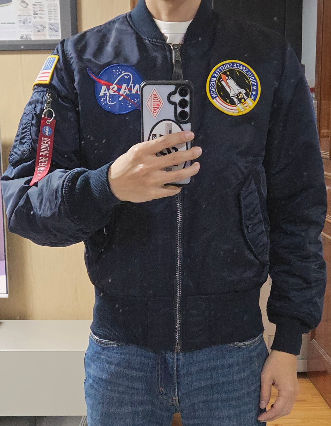 (착샷) 알파인더스트리 ma-1 나사 아폴로 NASA 상품이미지9