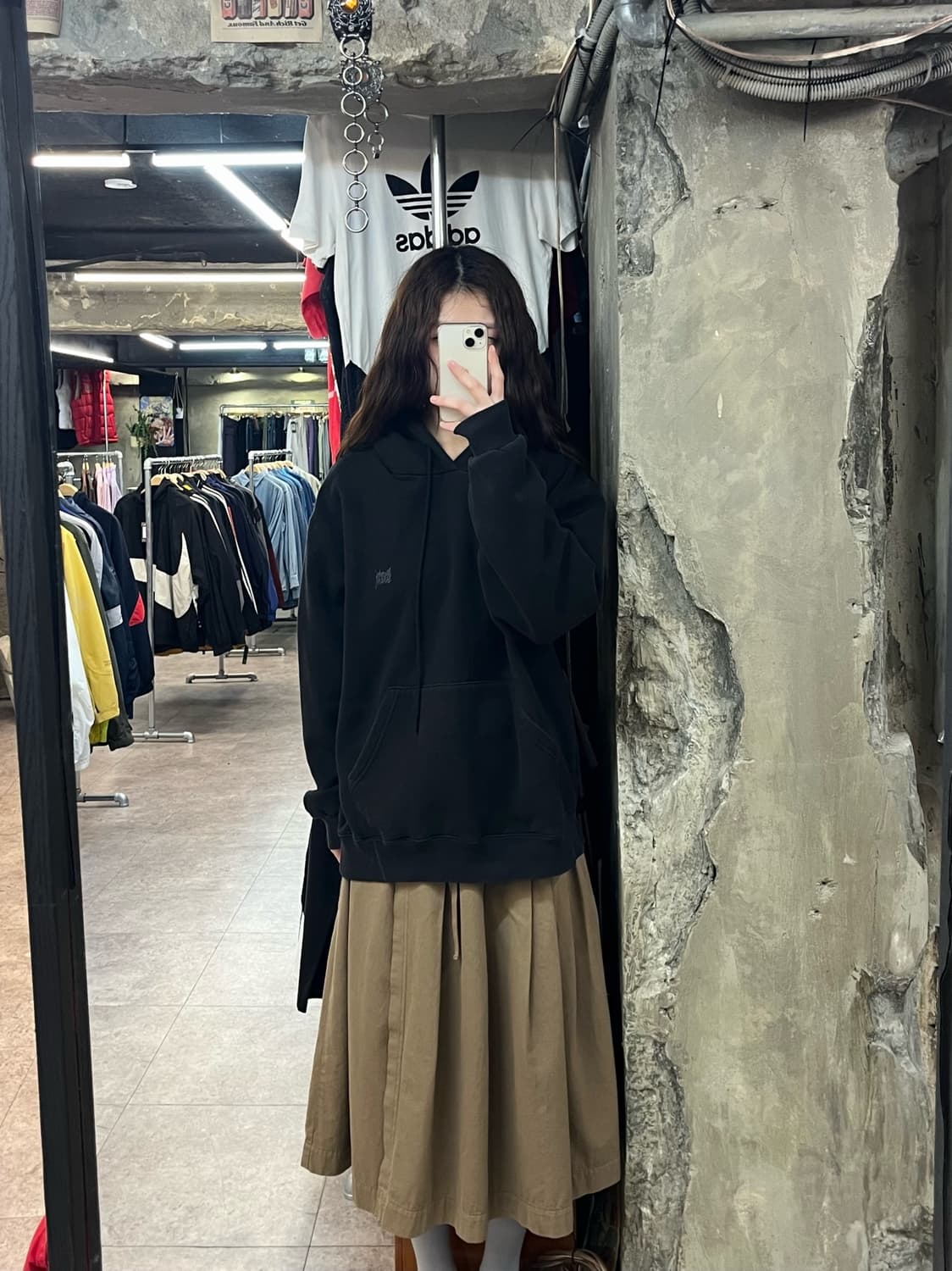 브라운브레스 기모 후드티 블랙 M #csz2395  상품이미지2