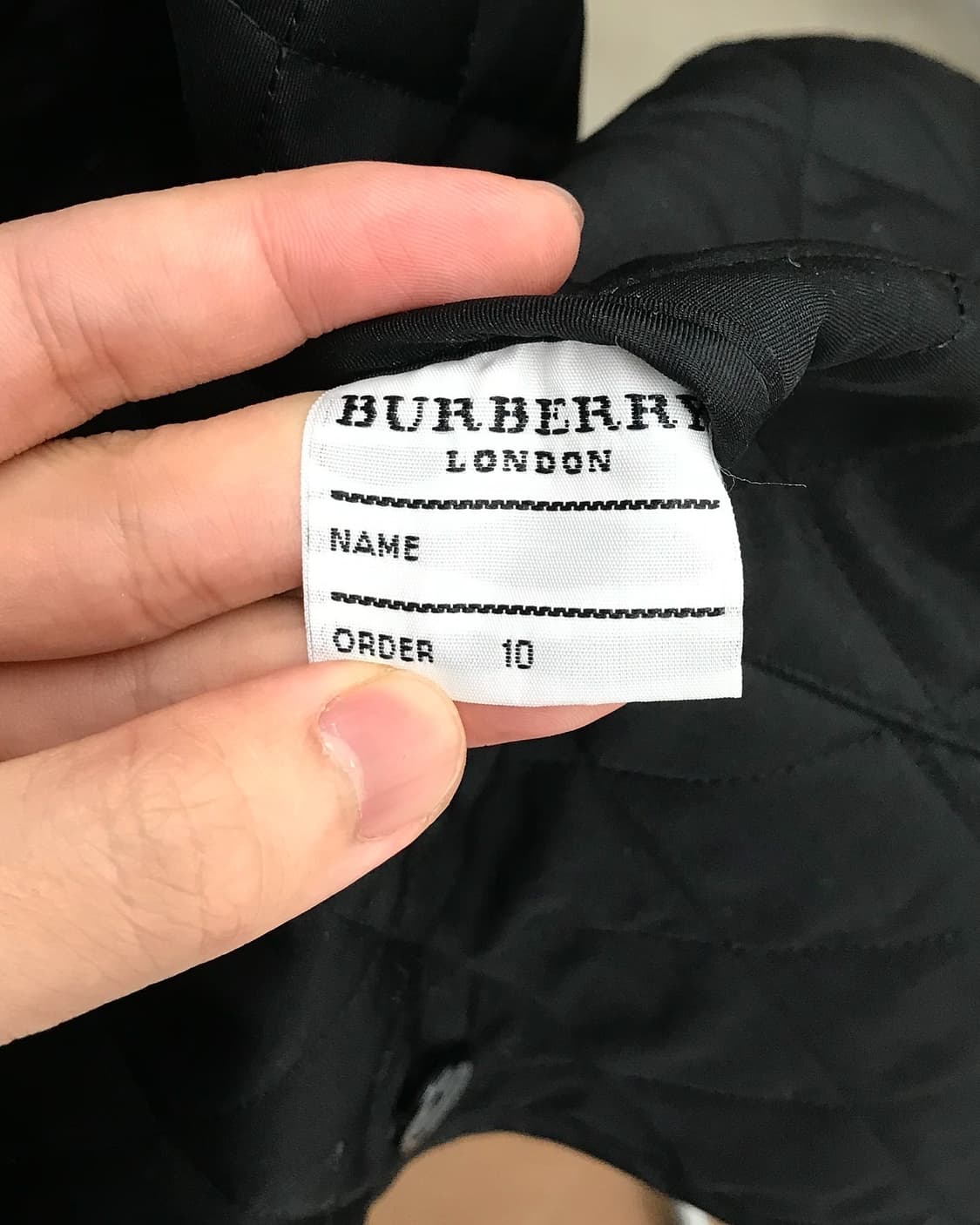 버버리 블랙 퀼팅 자켓 상품이미지8