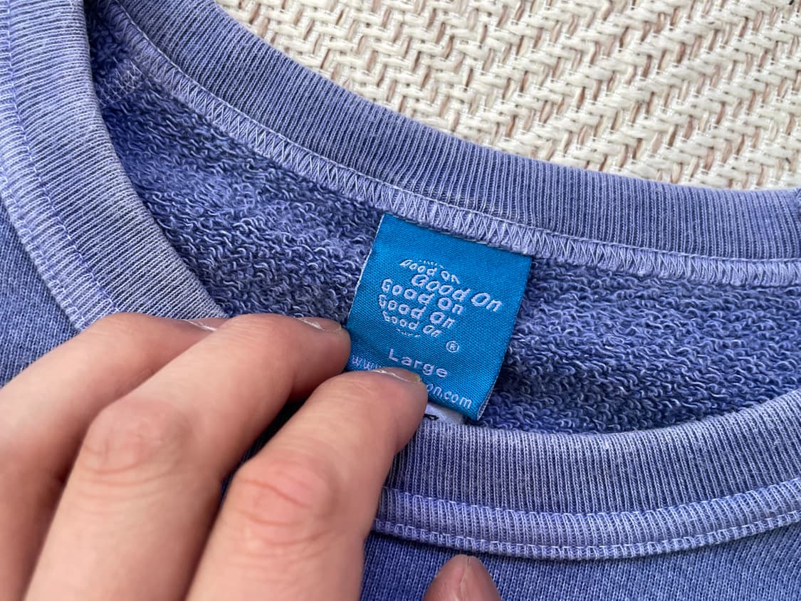 Good on 굿온 재팬 가먼츠다잉 스웻셔츠 상품이미지4