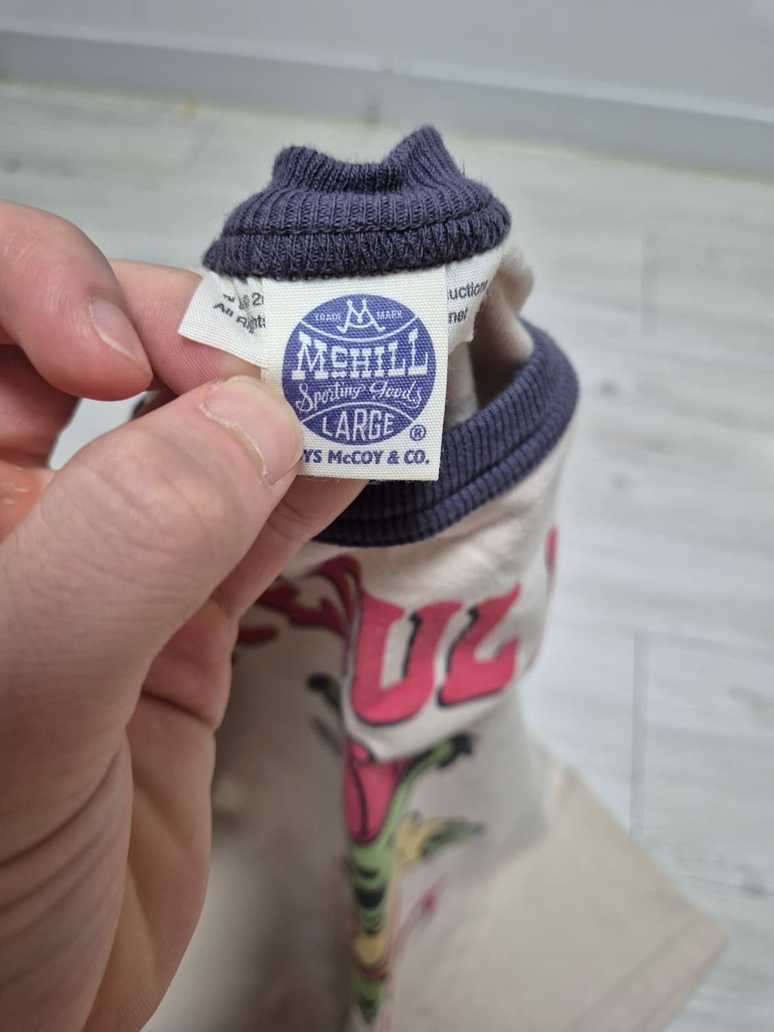 토이즈맥코이 그레이트풀데드 반팔티 링거티 L 상품이미지4