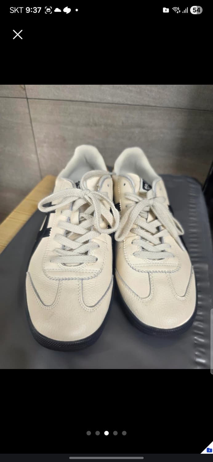 오니츠카타이거 토쿠텐 화이트블랙 265사이즈 상품이미지3