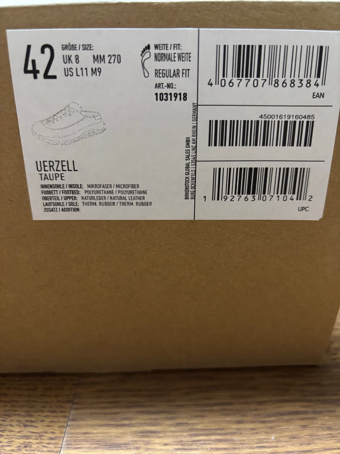 42) taupe 버켄스탁 uerzell 상품이미지4