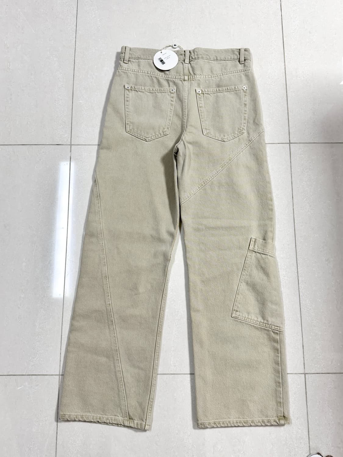 기마구아스 베벌리 팬츠 베이지 34 상품이미지7