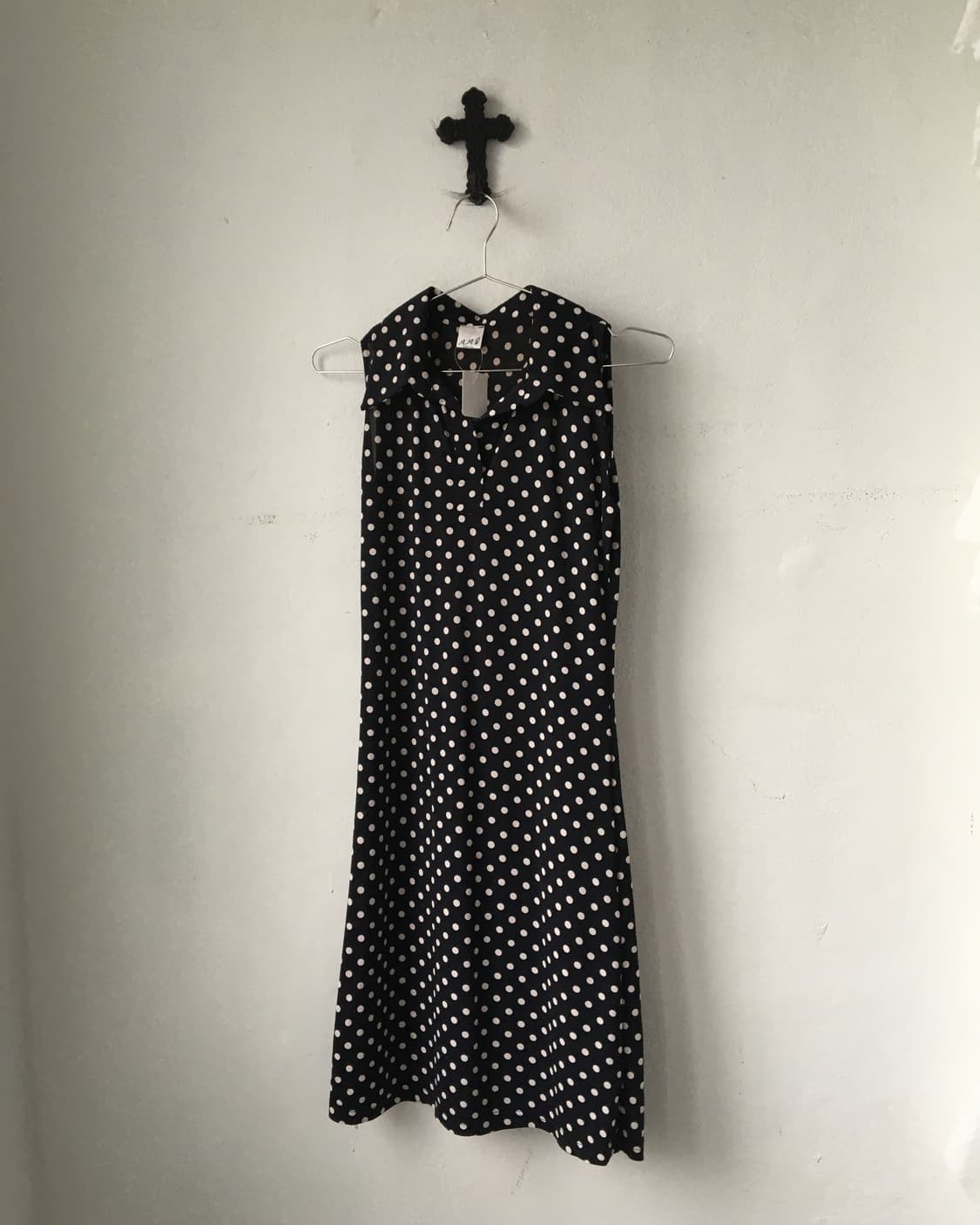 Dot pattern sleeveless onepiece 상품이미지2
