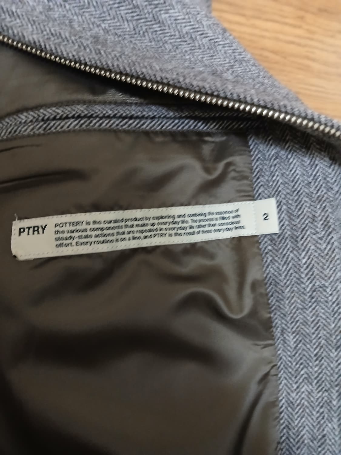 포터리 셔틀랜드 울 해링턴 2size 상품이미지4