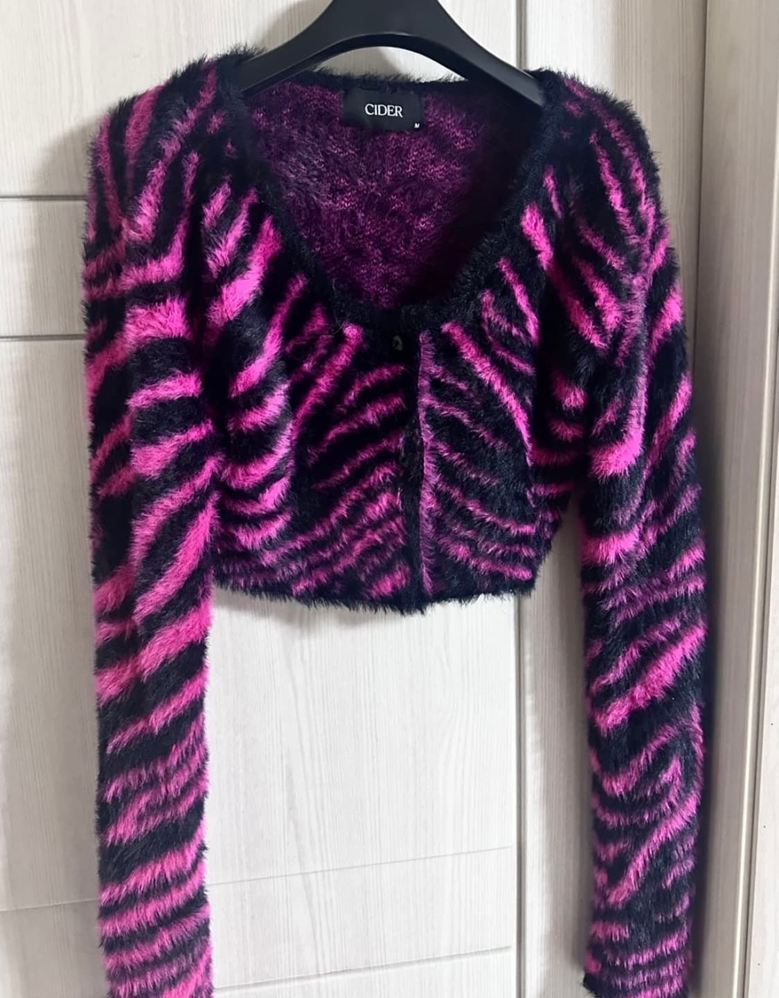 Shopcider 갸루 호피 가디건 상품이미지2