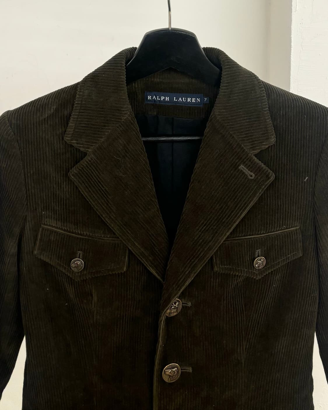 랄프 로렌 다크 카키 코듀로이 자켓 상품이미지2