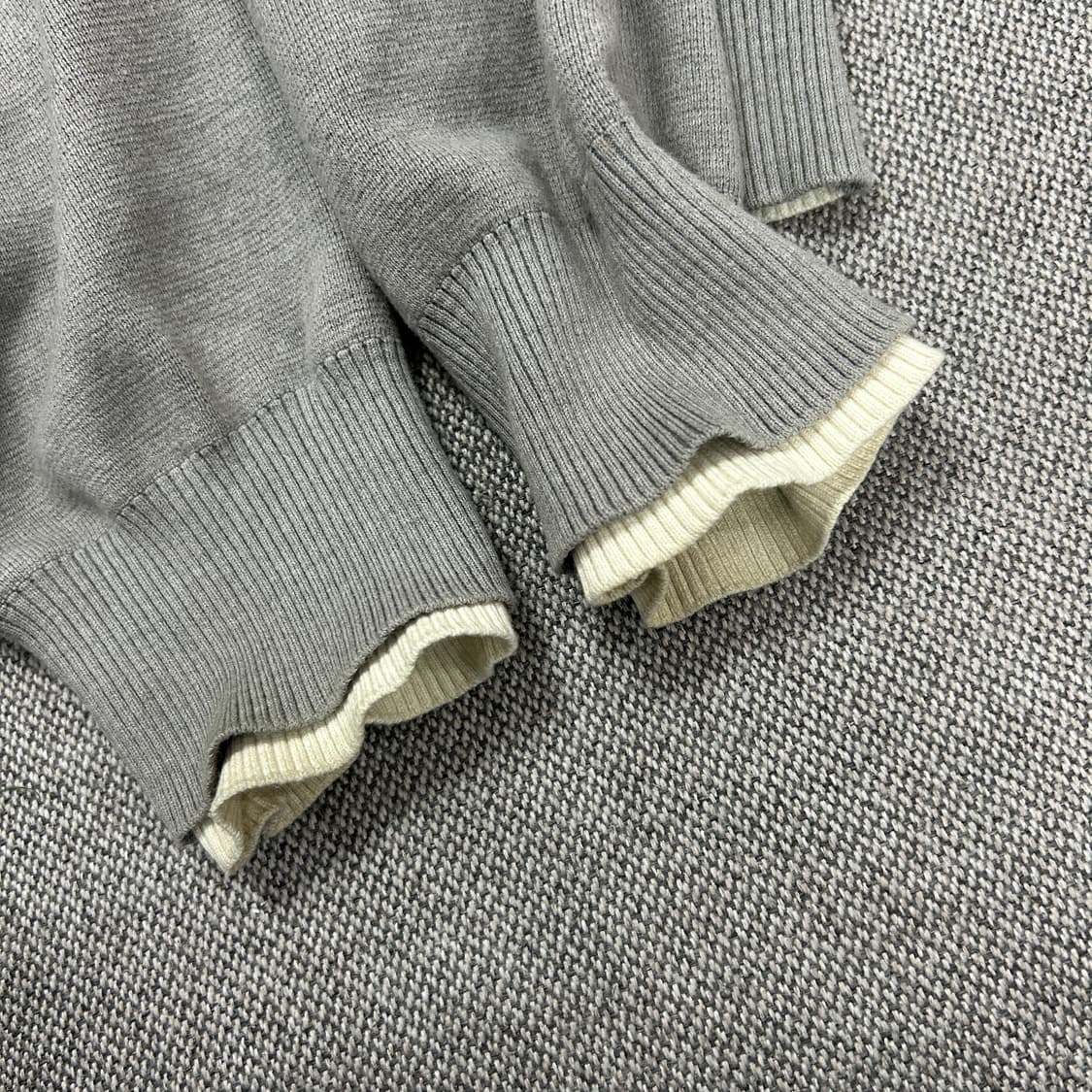 지제로송지오 블랙팬서 하프집업 니트(M) 상품이미지6