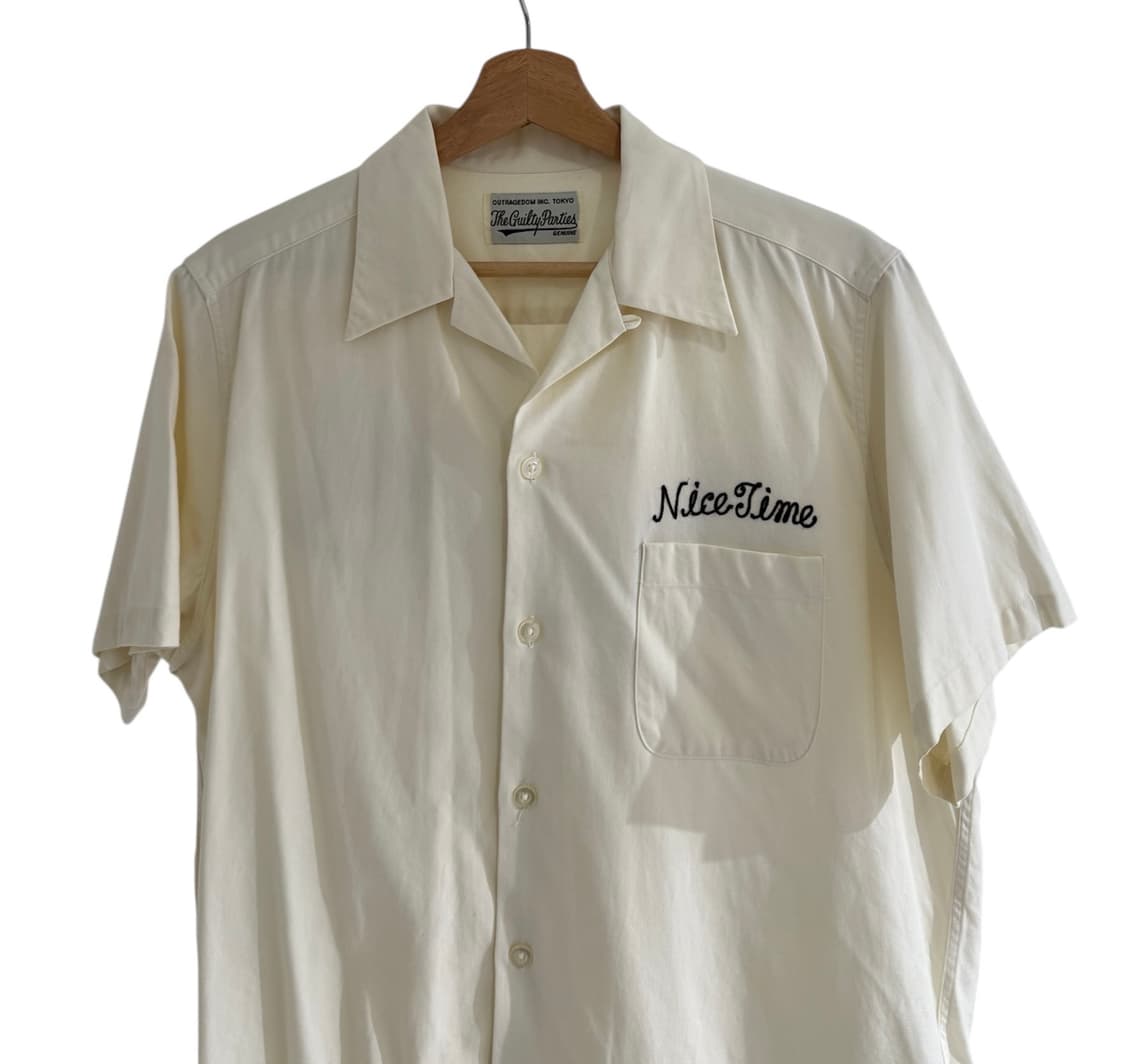 와코마리아 DRUNKARDS 자수 반팔셔츠 상품이미지3