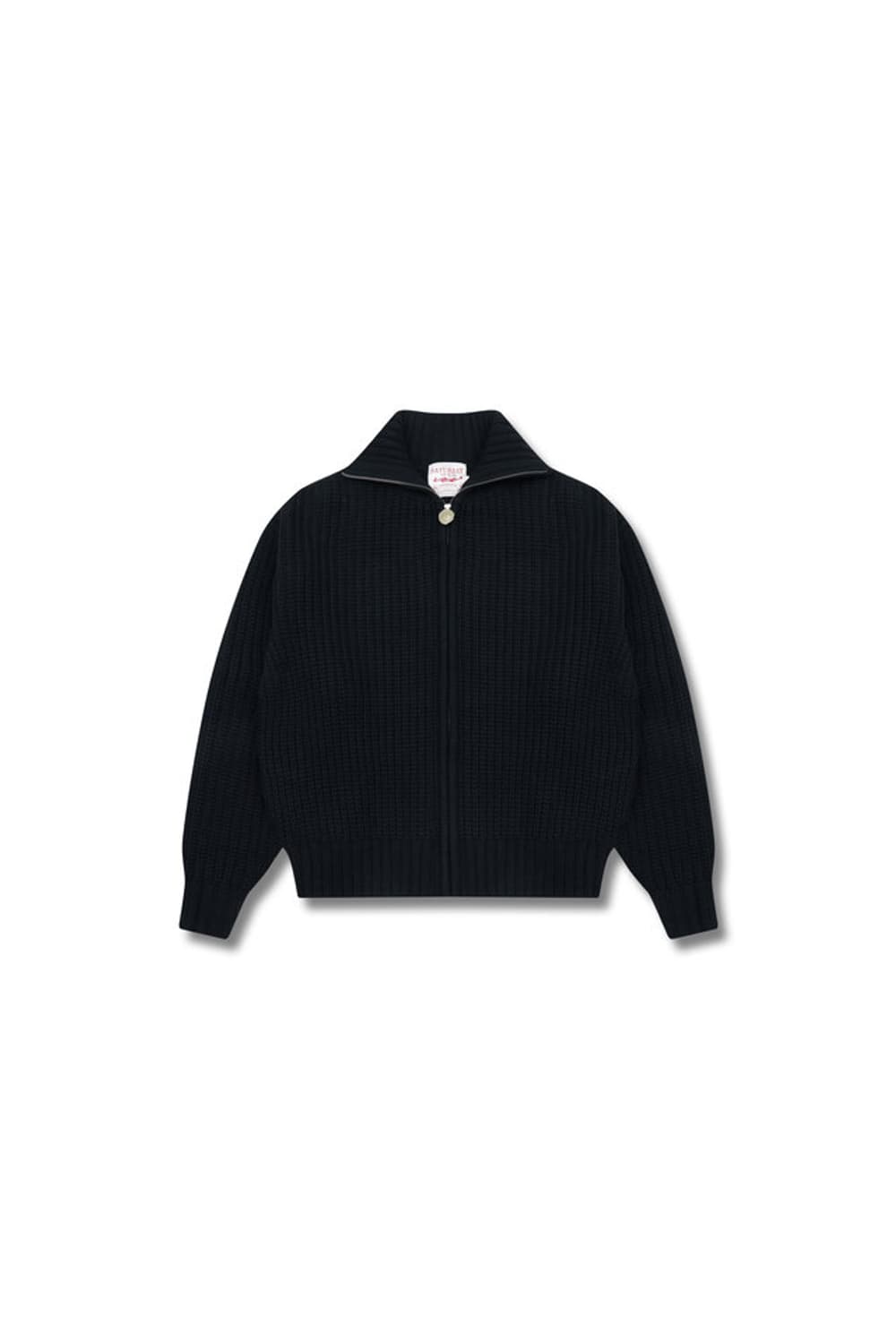 STU 하이넥 집업 스웨터 블랙 L 상품이미지2