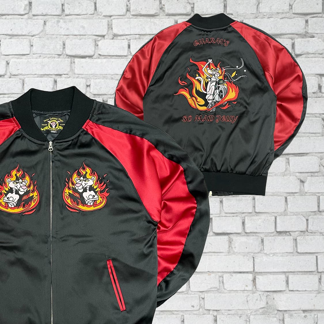 참스 핑크팬더 자수 스카잔 F 상품이미지1