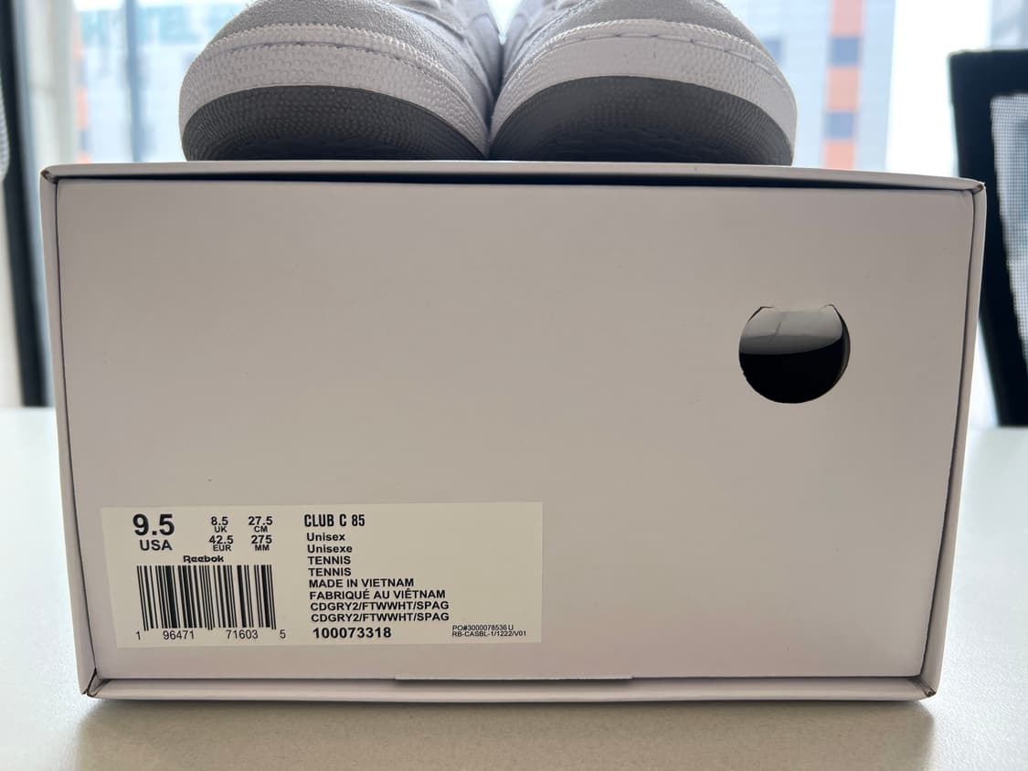 [275] 자운드 리복 클럽c 새상품 상품이미지6