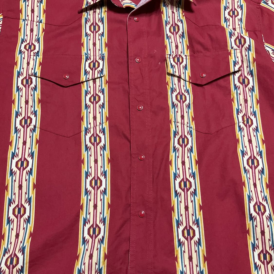 빈티지 랭글러 나바호 반팔 셔츠 상품이미지4