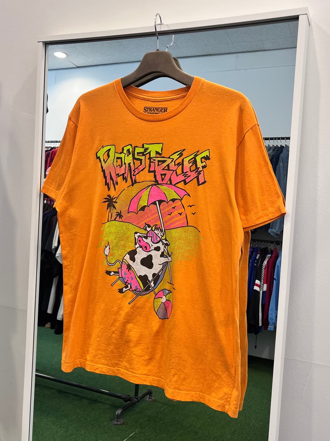 Stranger Things 기묘한이야기 프린팅 반팔티 상품이미지1