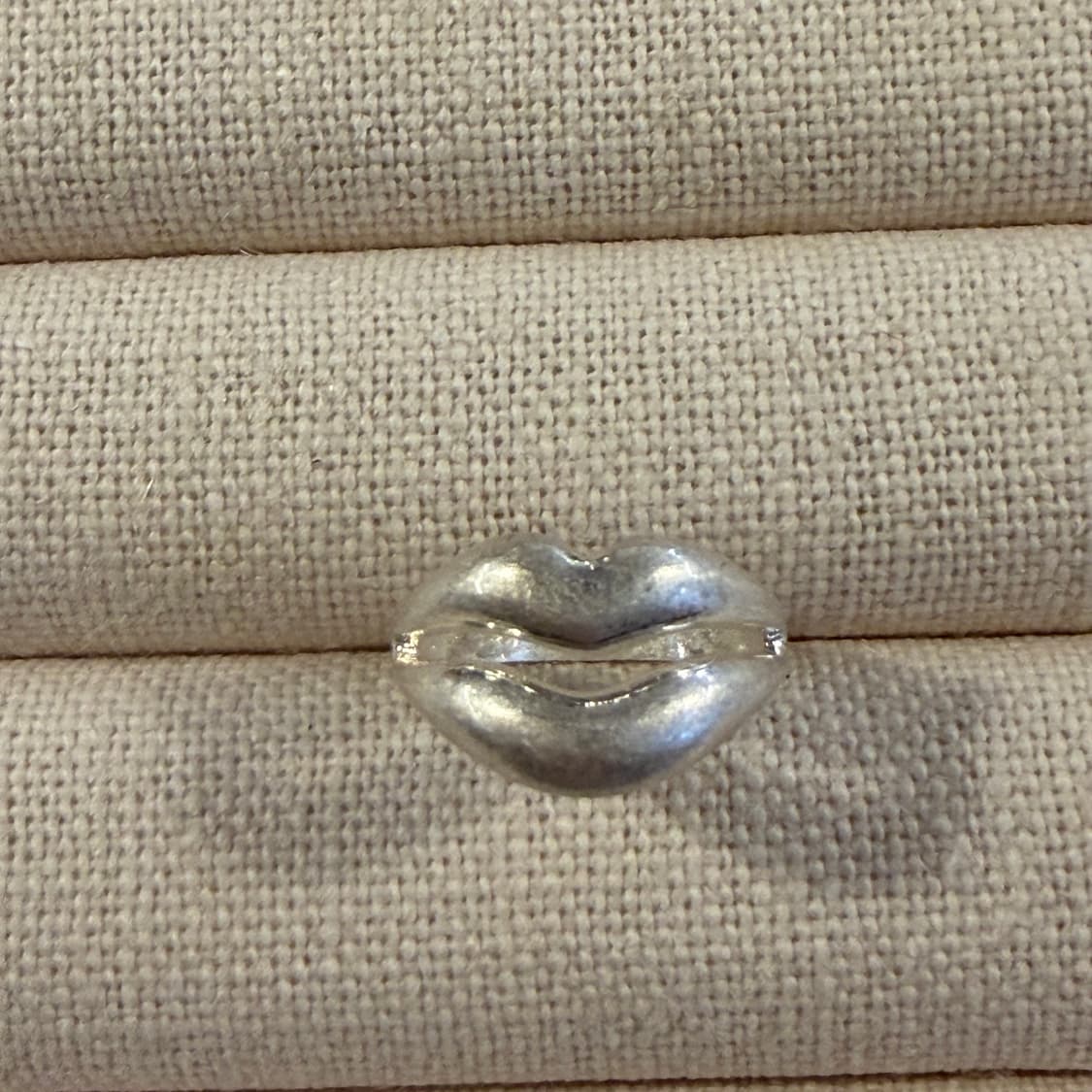 새상품 여성 신주 은도금 입술 반지  상품이미지2