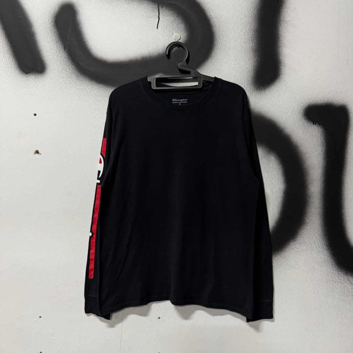 챔피온 올드스쿨 암 프린팅 롱슬리브 티셔츠 상품이미지1