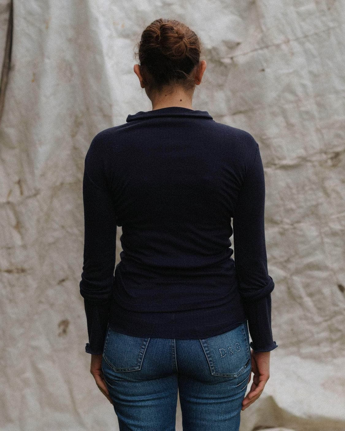 [XS,S,M,L]베이스레인지 25fw Cosme 가디건/네이비 상품이미지5