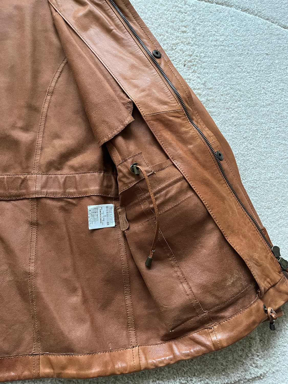 10 꼬르소꼬모 x 베르나르 아르디 램스킨 필드 자켓 브라운 (100) 상품이미지7