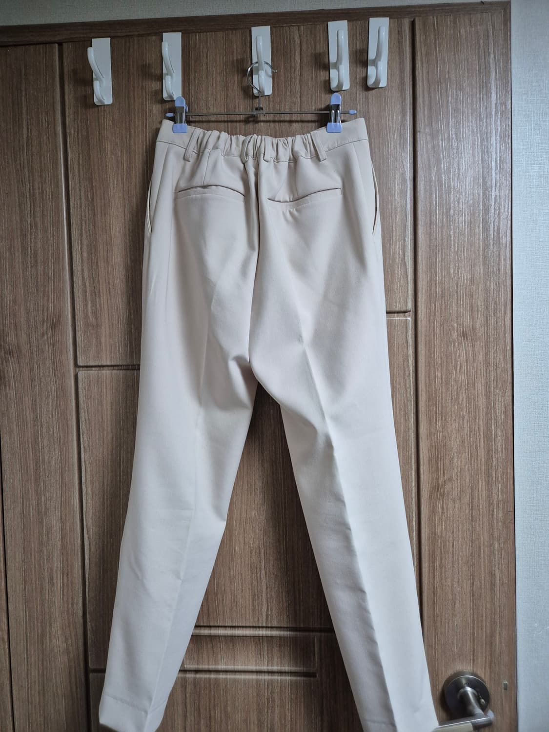 Deef house 아이보리 핀턱 와이드 슬랙스 S/48 상품이미지4