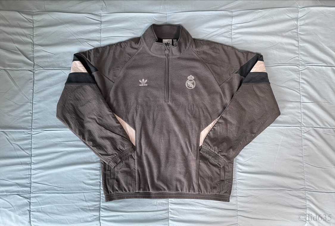(해외 M) 24-25 레알마드리드 오리지널스 폴라 플리스 반집업 탭채새 상품이미지1