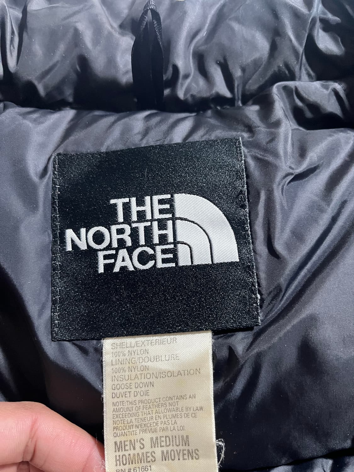 노스페이스 눕시 700 패딩 블랙 M 상품이미지3