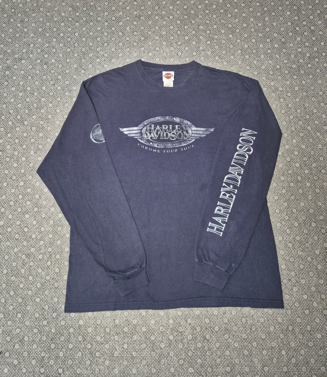 [XXL]00s US Made 할리데이비슨 롱슬리브 - 187 상품이미지1