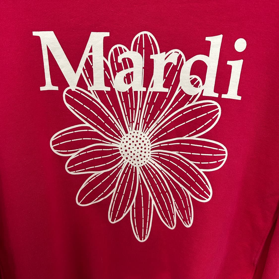 마르디 메크르디 빅로고 맨투맨 상품이미지3