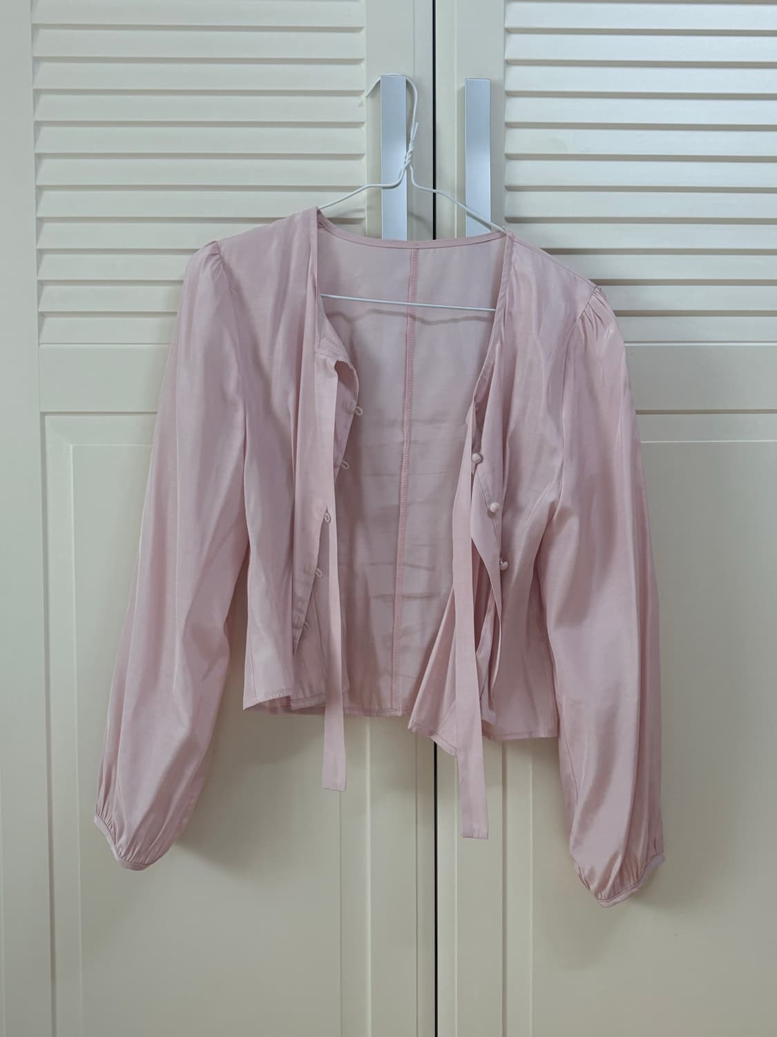 (정가 54000원)제니오- 메이 빈 블라우스(피치 핑크 컬러) 상품이미지9