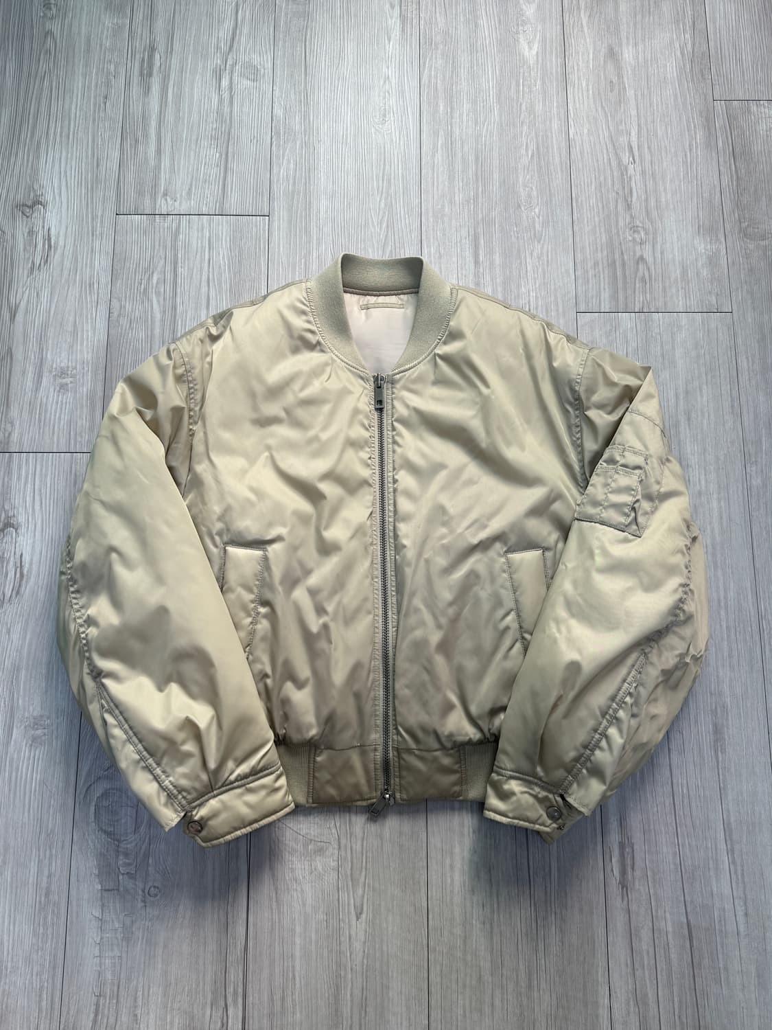 [M] 쿠어 오버핏 MA-1 크림베이지 상품이미지2