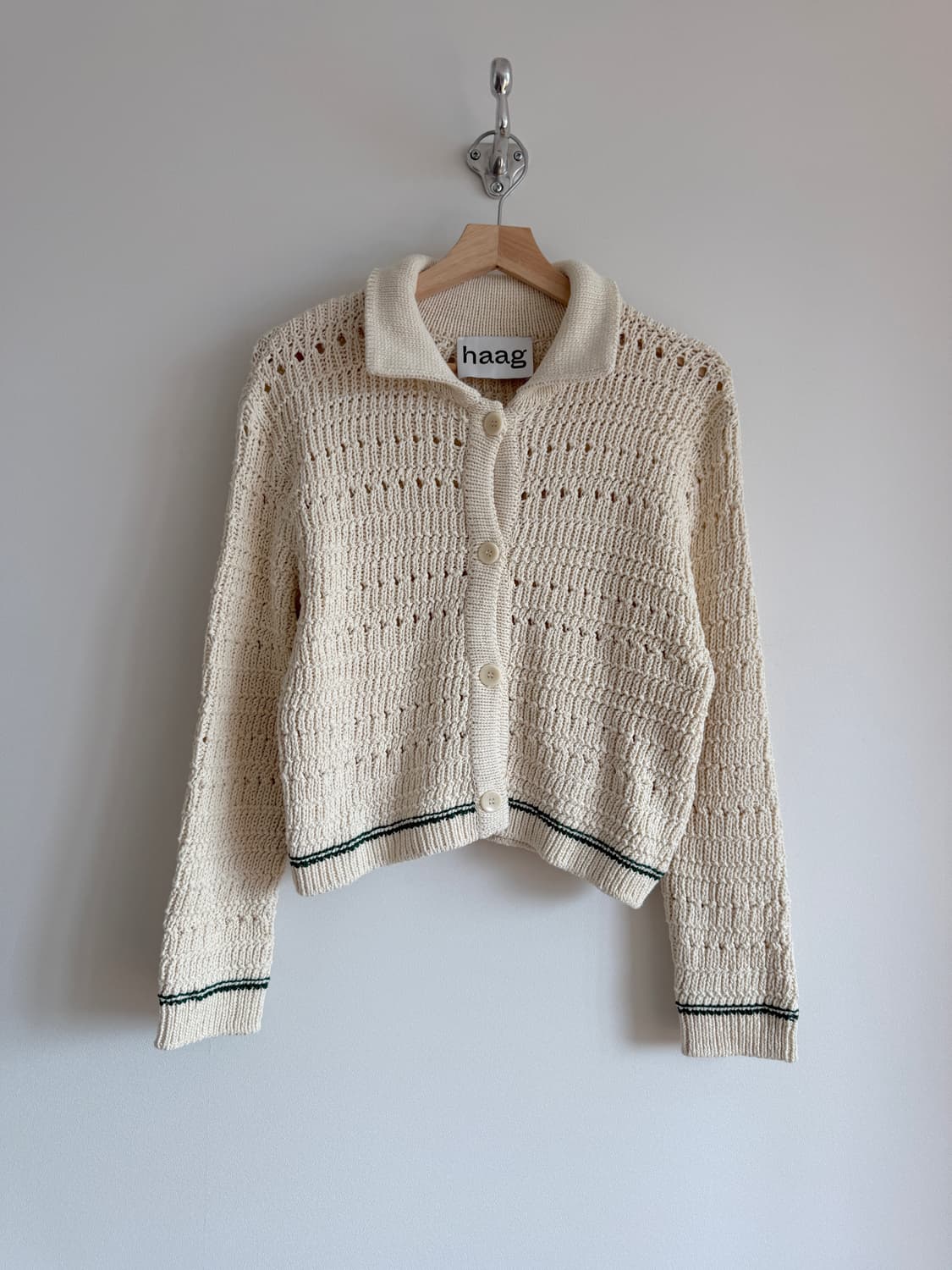 헤이그(haag) 코튼 가디건 상품이미지1