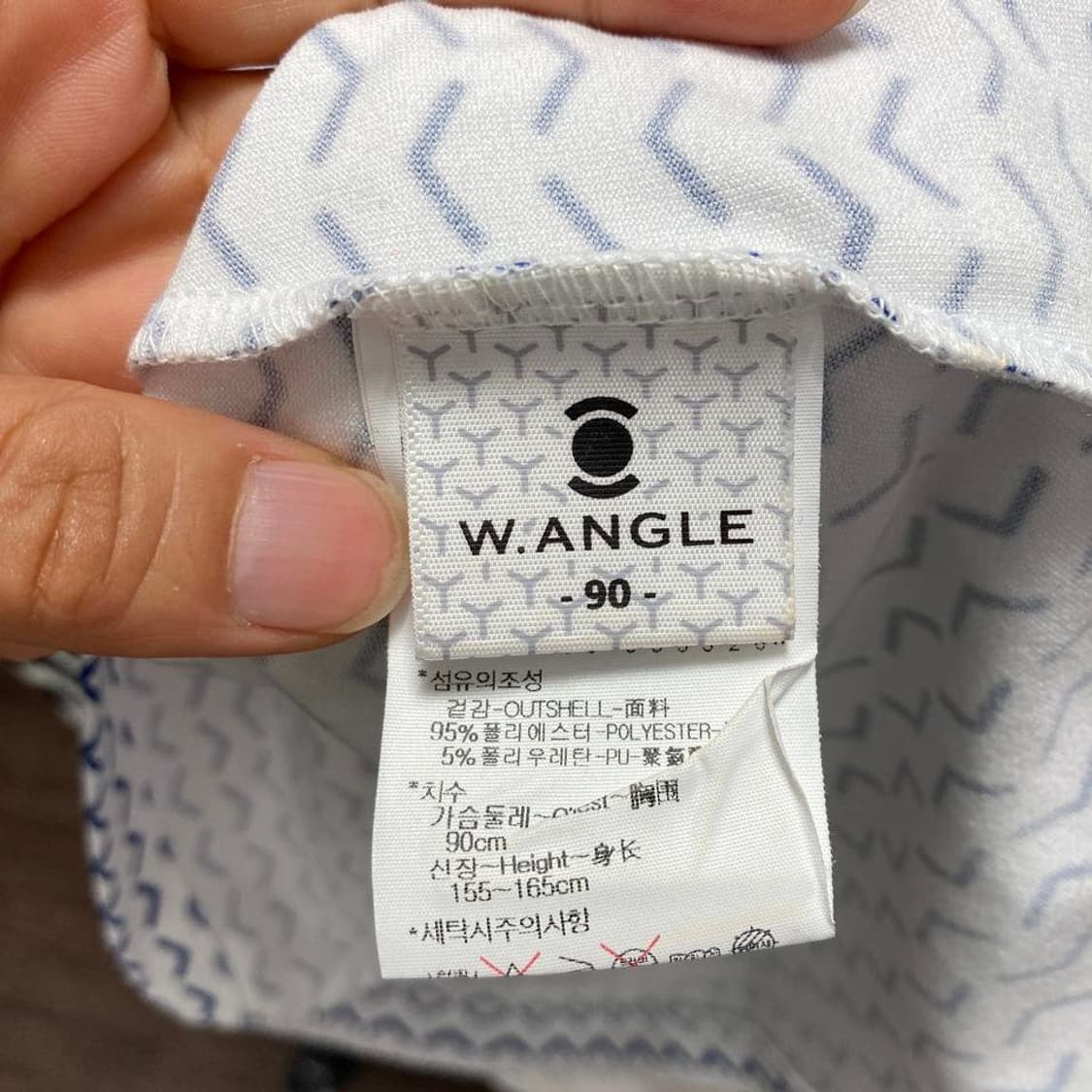 와이드앵글 여성반폴라 반팔티셔츠 90 진스센스 상품이미지4