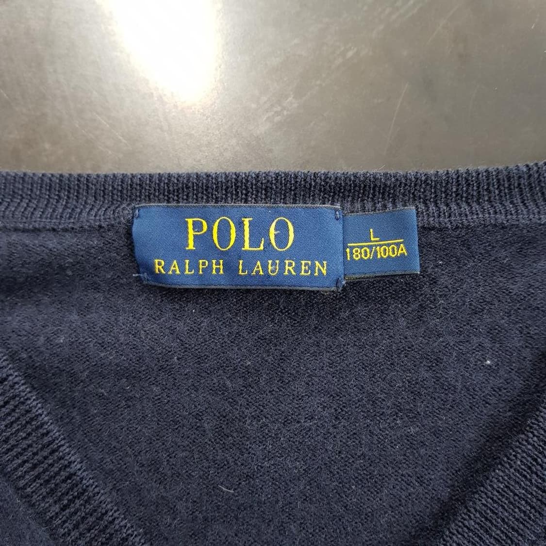 폴로 랄프로렌  브이넥 니트 L사이즈 상품이미지3