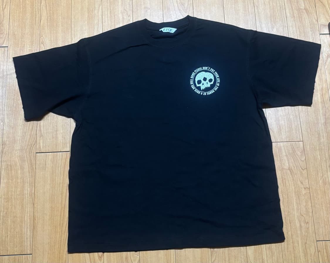 ETCE TWIN T-SHIRT 해골 트윈 반팔티 L 상품이미지2