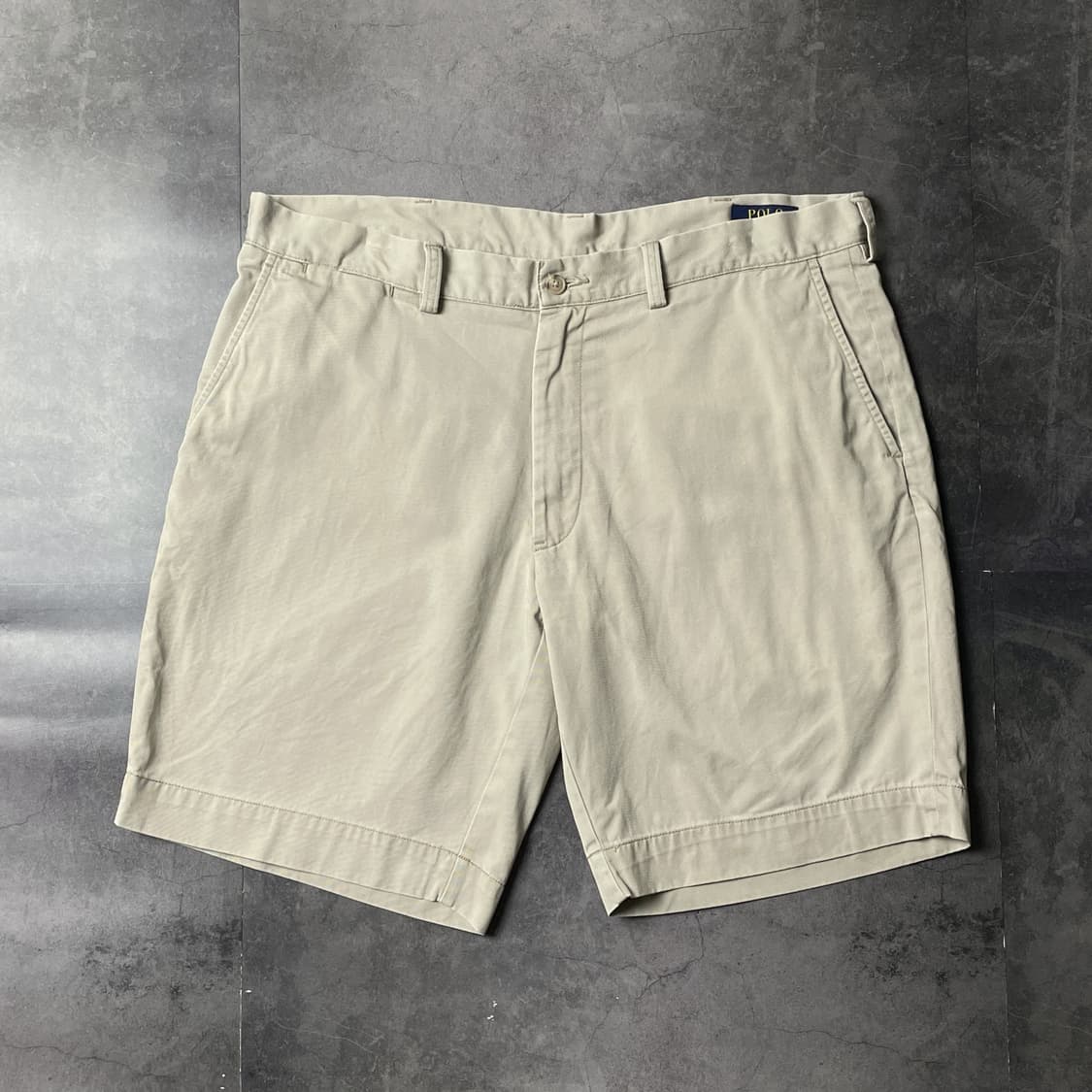 RALPH LAUREN 랄프로렌 빈티지 베이지 치노 하프팬츠 A01082 상품이미지1