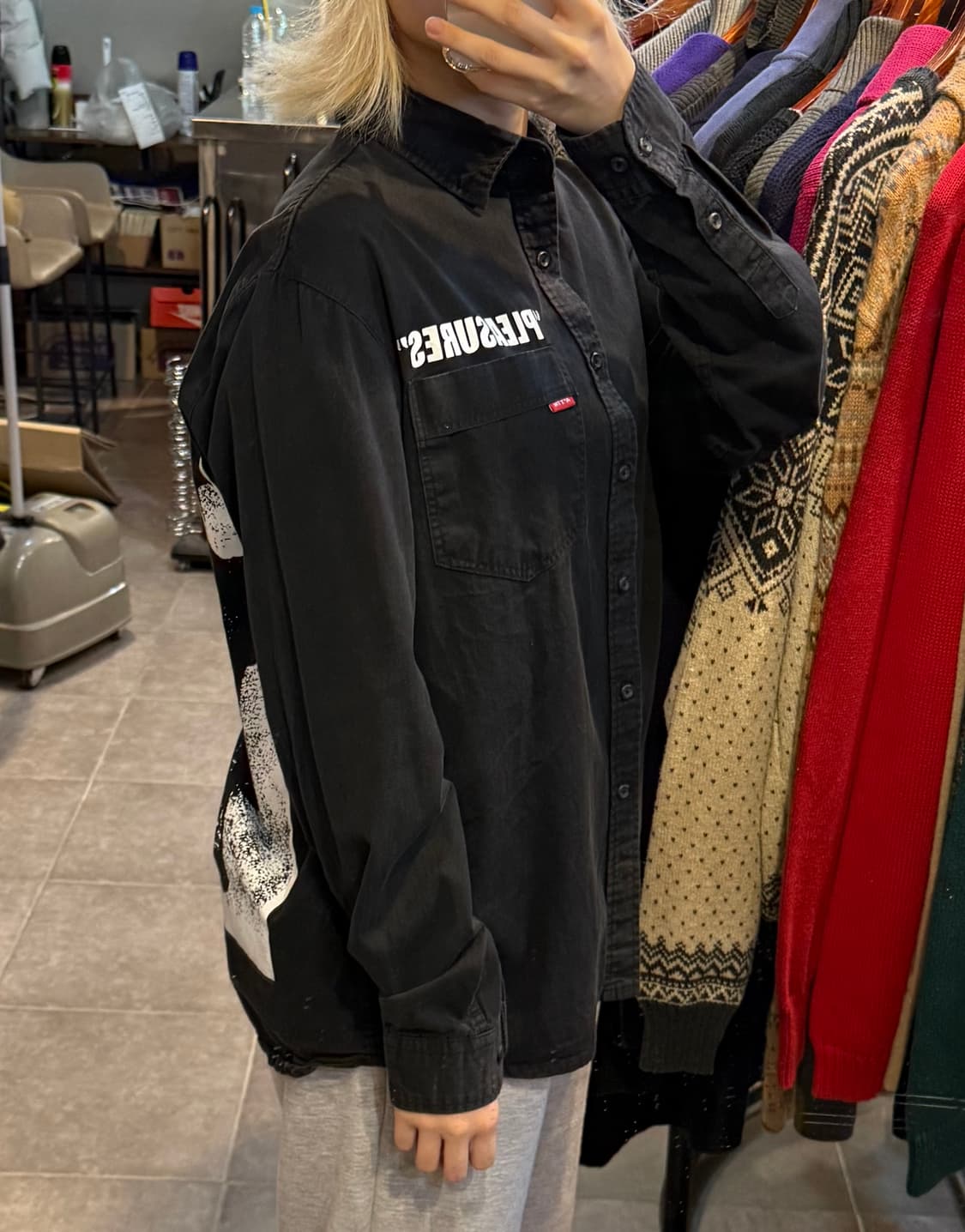 [NO.9] VTG 블랙 셔츠 상품이미지3