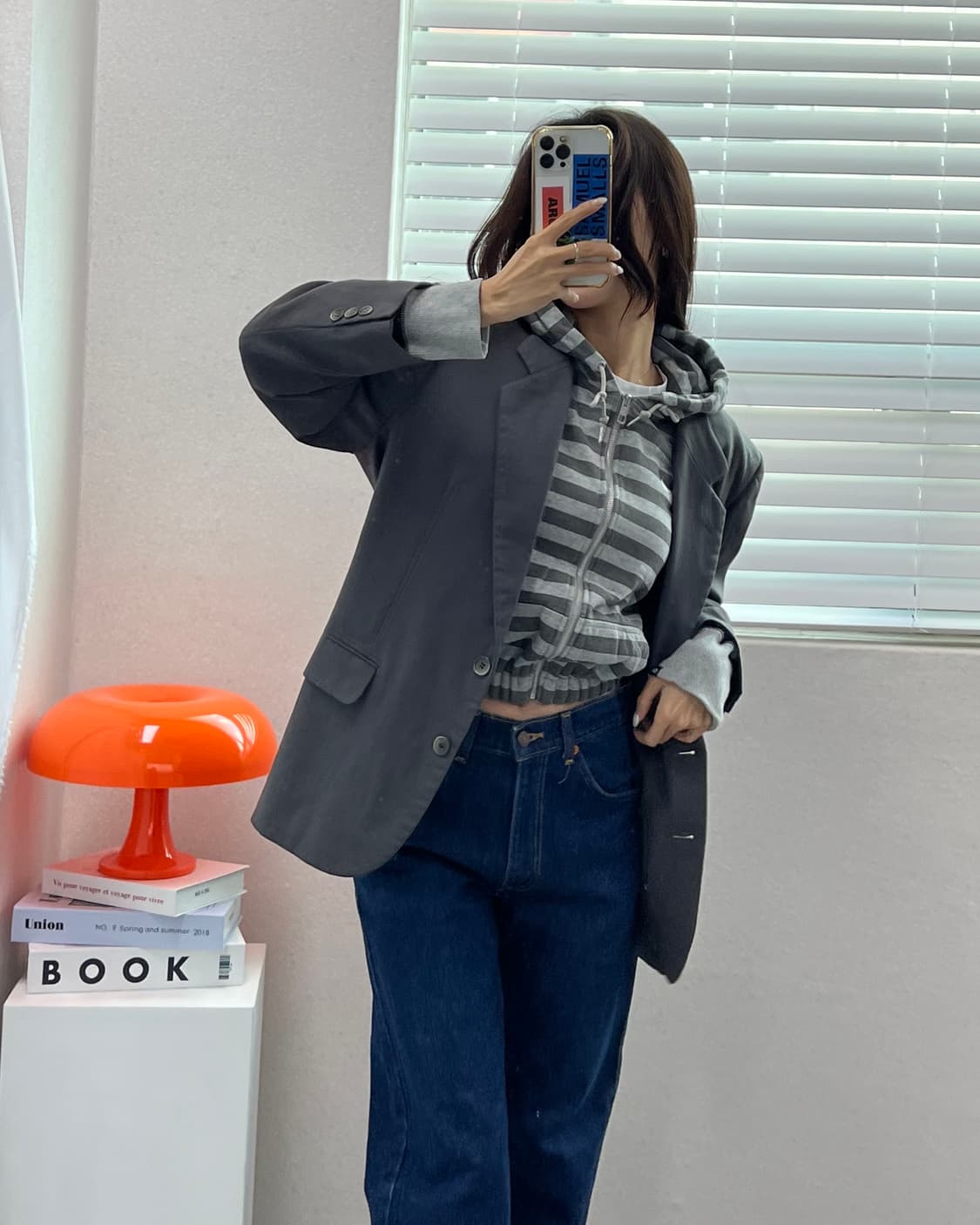 (M)빈티지 울 블레이져-M1475 상품이미지8