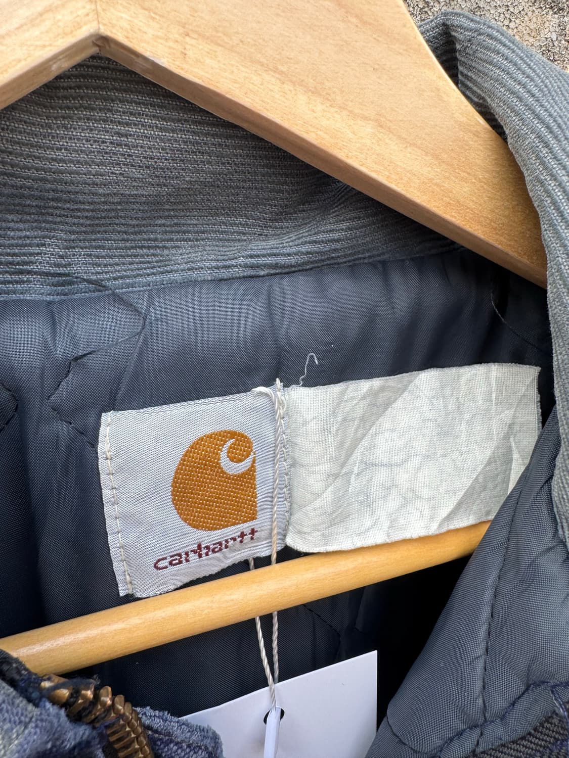 90s 칼하트 빈티지 네이비 페이딩 트레디셔널 워크 초어 자켓 상품이미지7