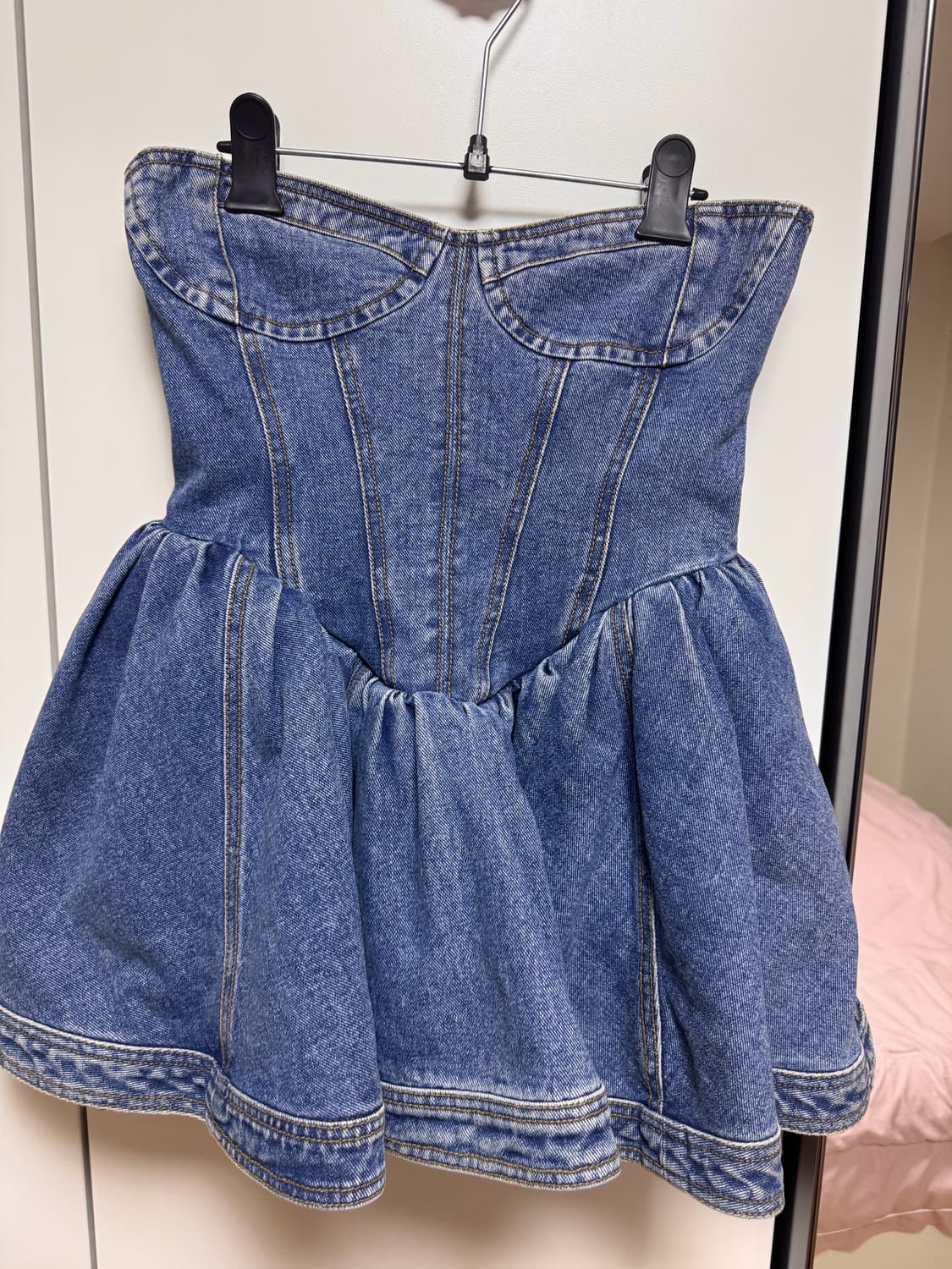 JUUN.J 준지 데님 코르셋 뷔스티에 상품이미지3