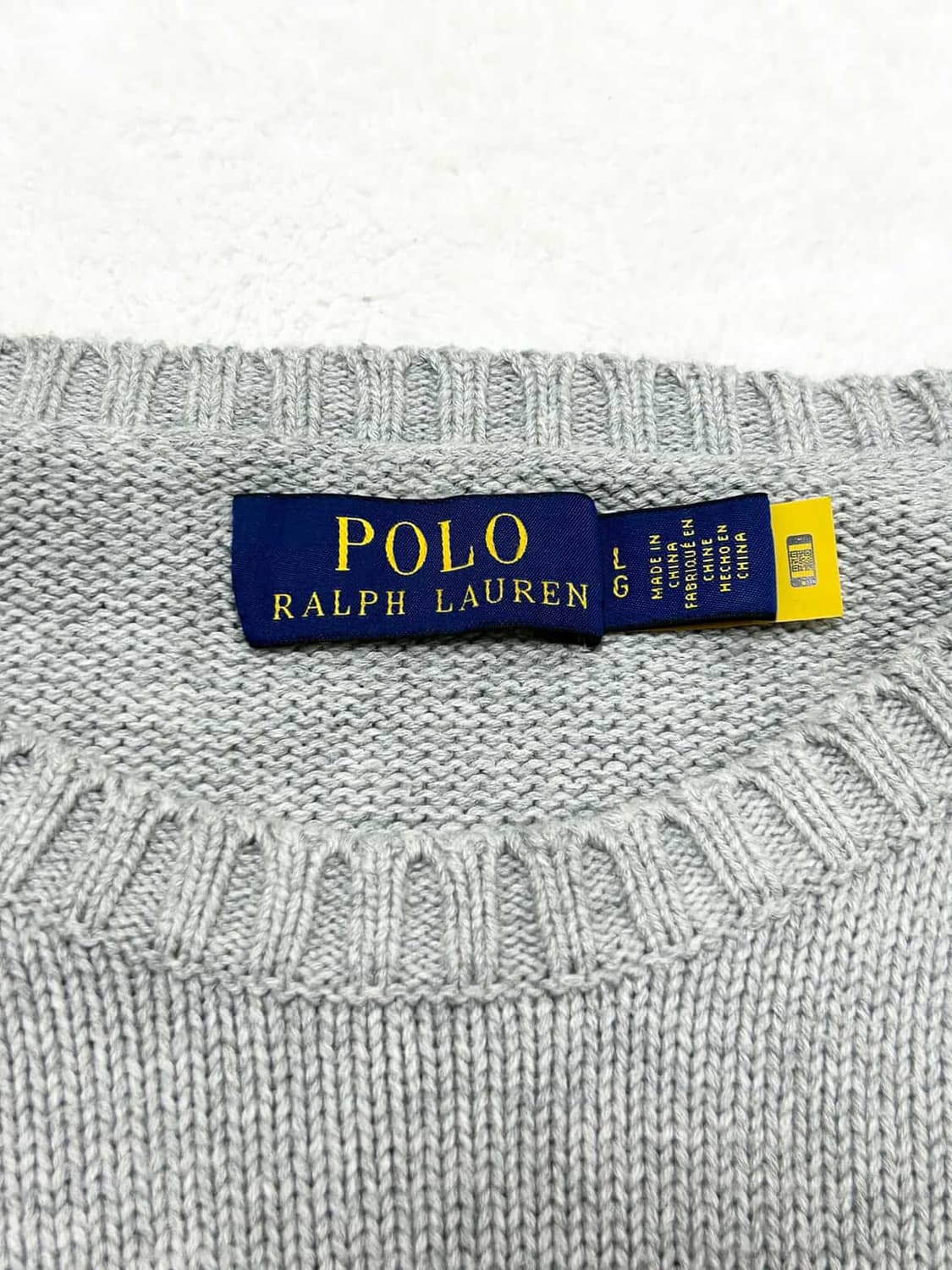 폴로 신형 네이비포니 그레이 니트 상품이미지5