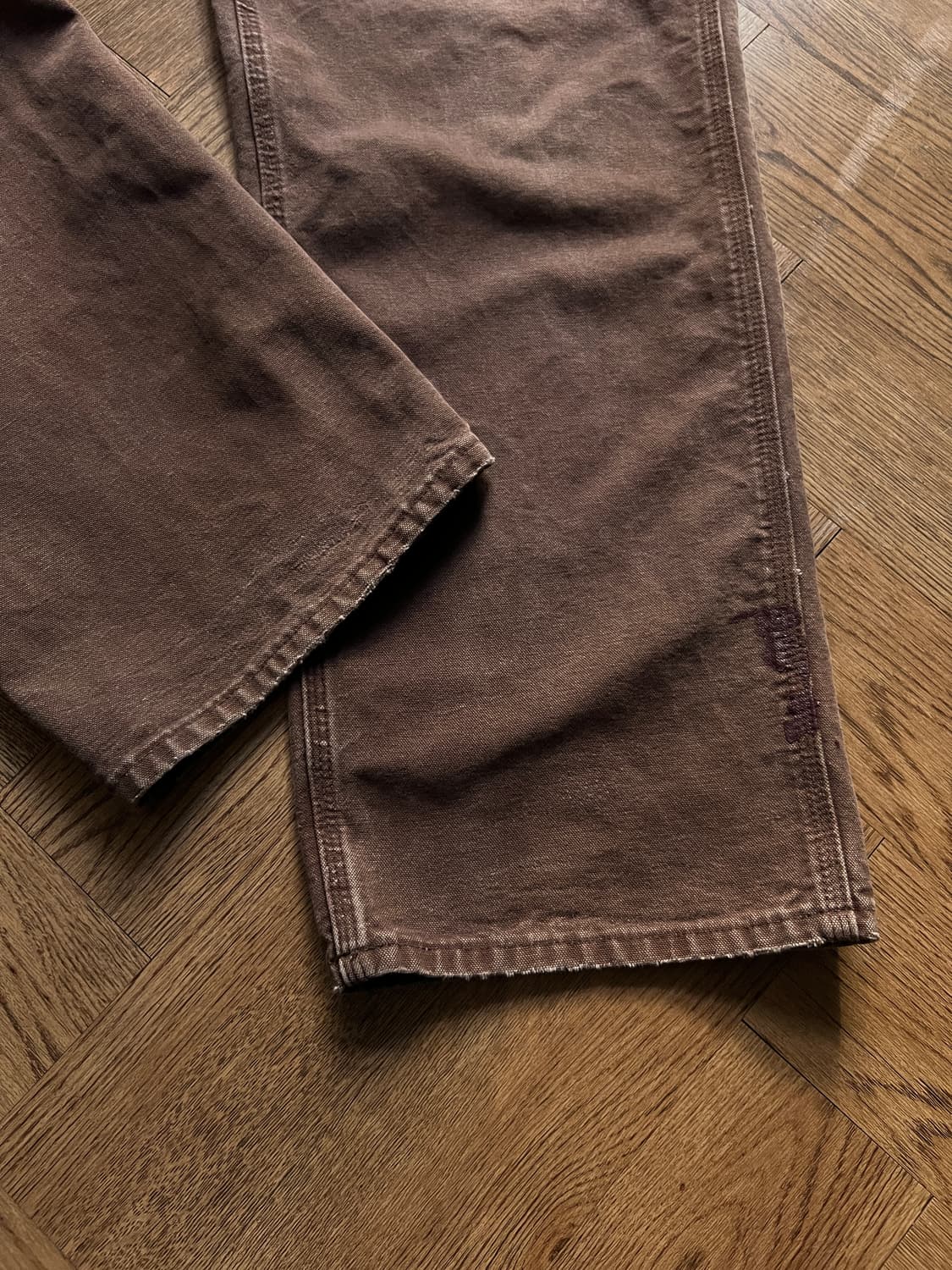 [33]칼하트 USA 다크브라운 싱글니 카펜터 워크팬츠 상품이미지4