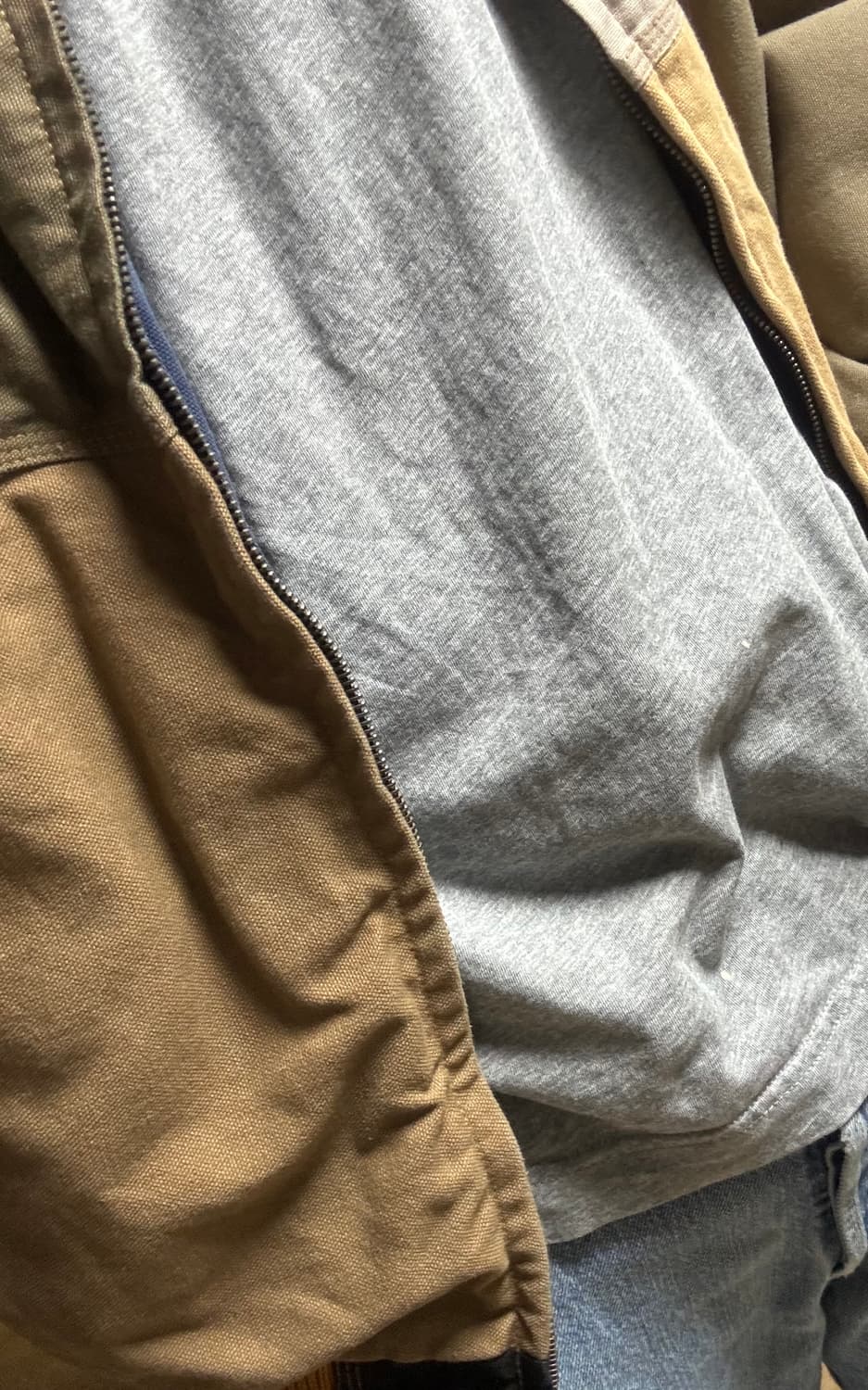 칼하트 컬러 블록 워크 자켓 상품이미지3