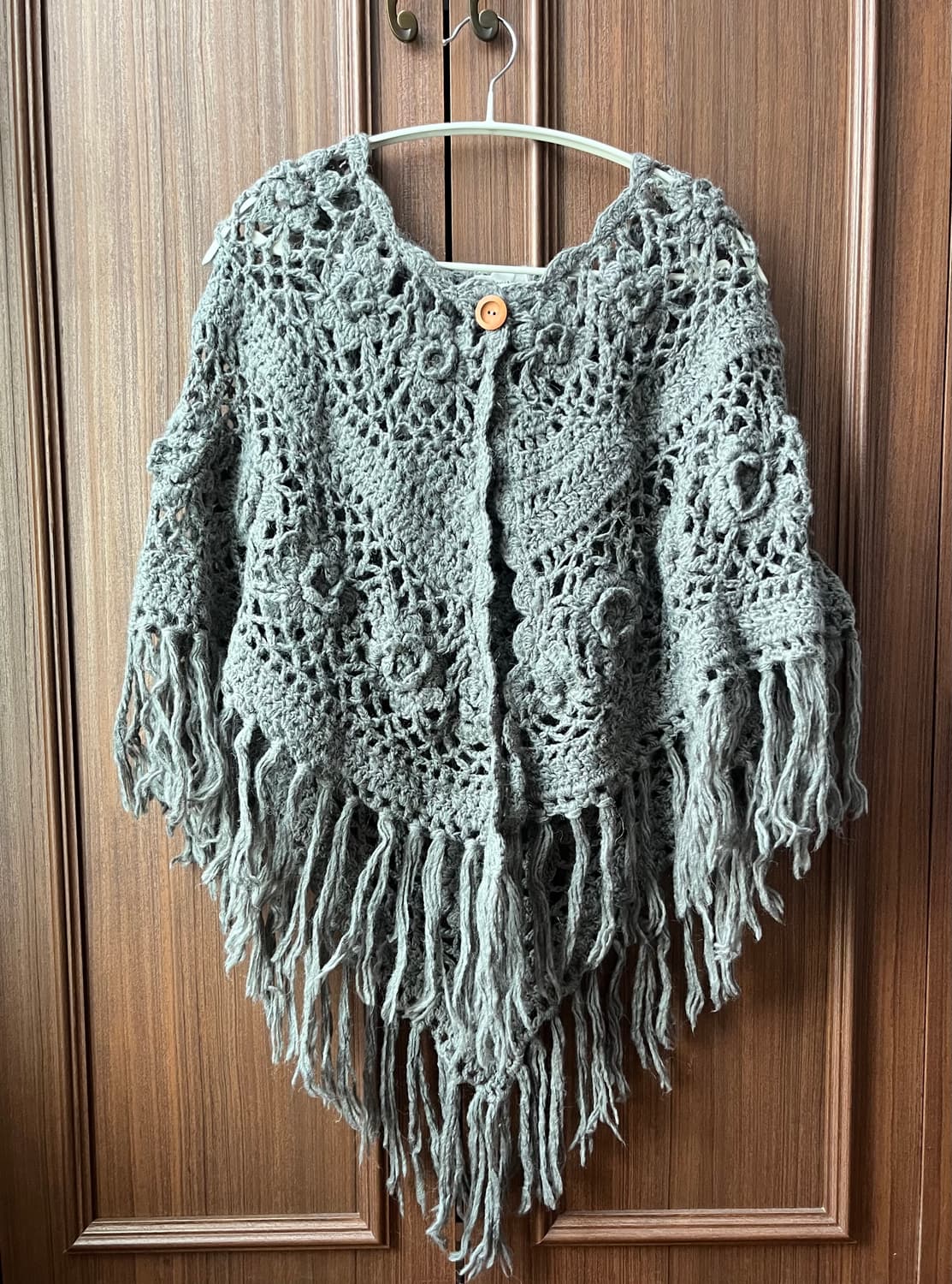 어스뮤직 니트 케이프 상품이미지1