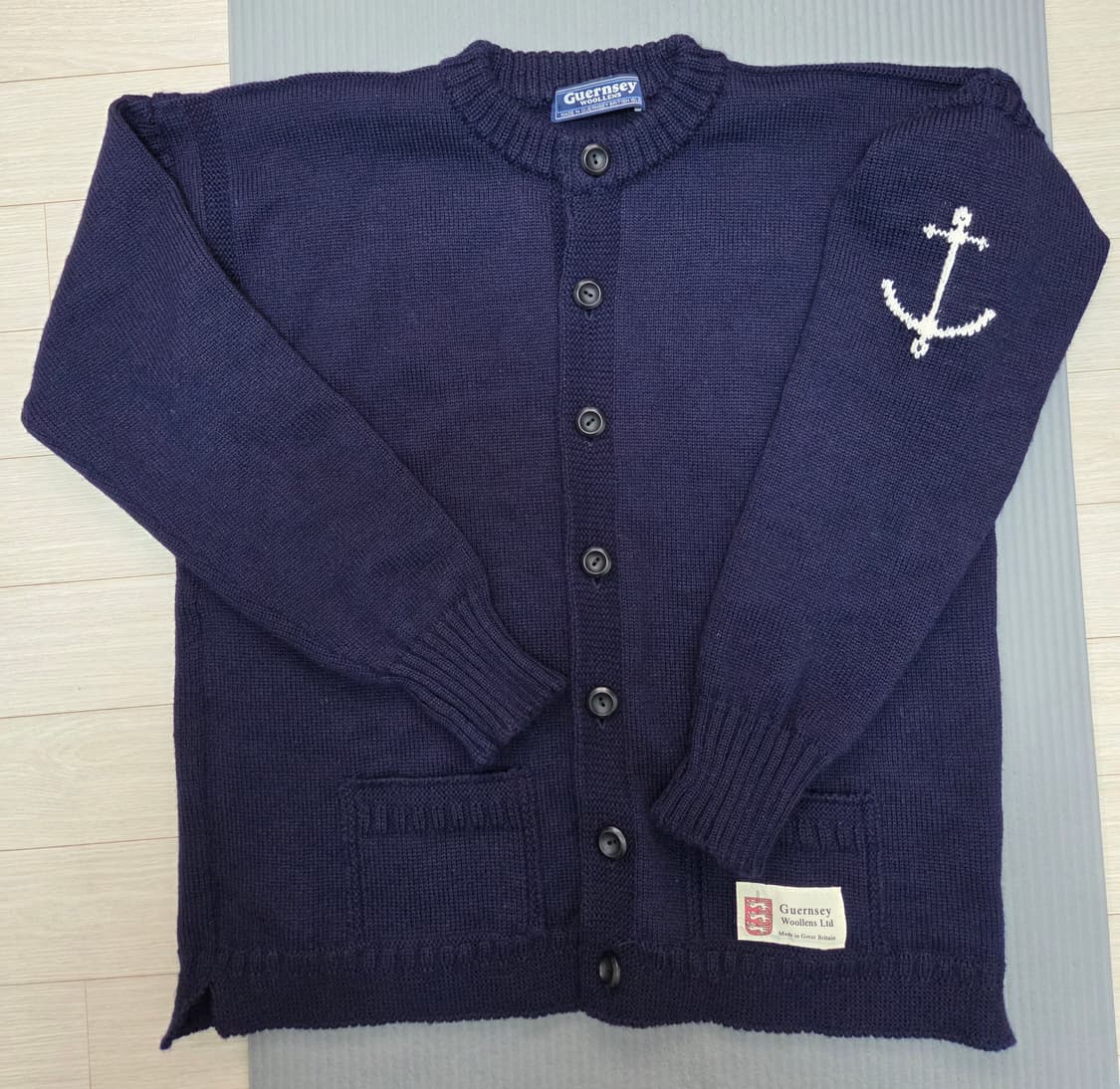 건지울른스 피셔맨 세트 판매 (가디건 44, 치노팬츠 32) 상품이미지9