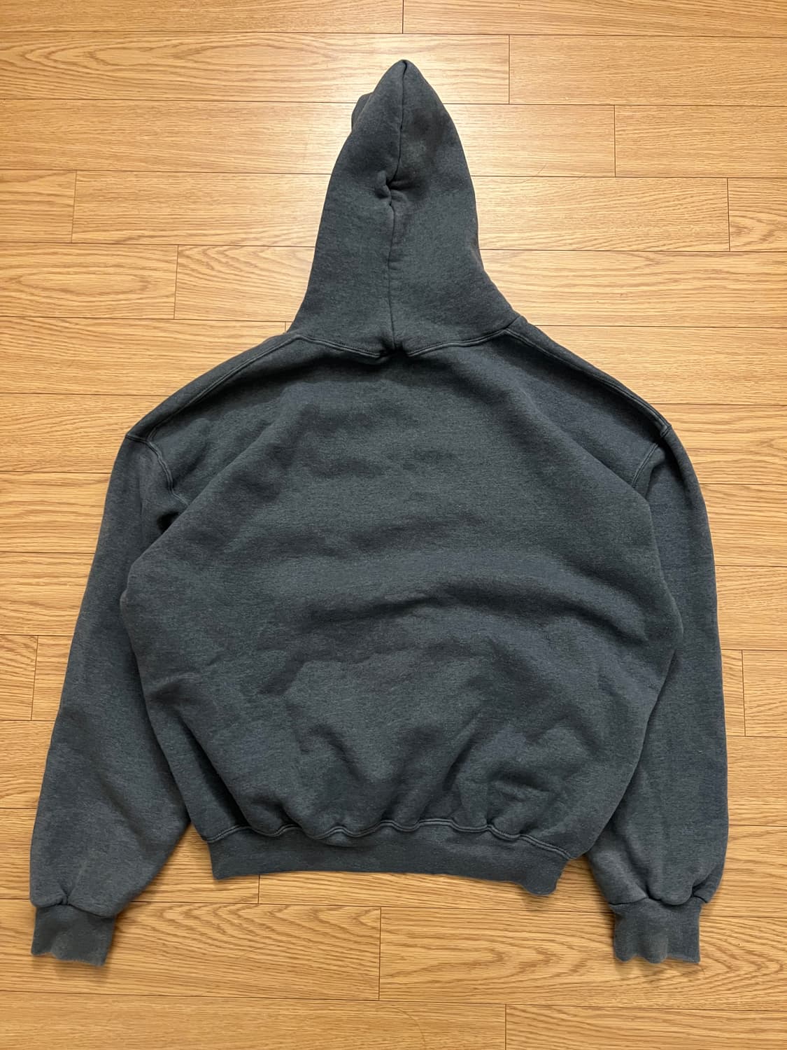 90s 러셀 빈티지 후드 블루그레이 XL 상품이미지4