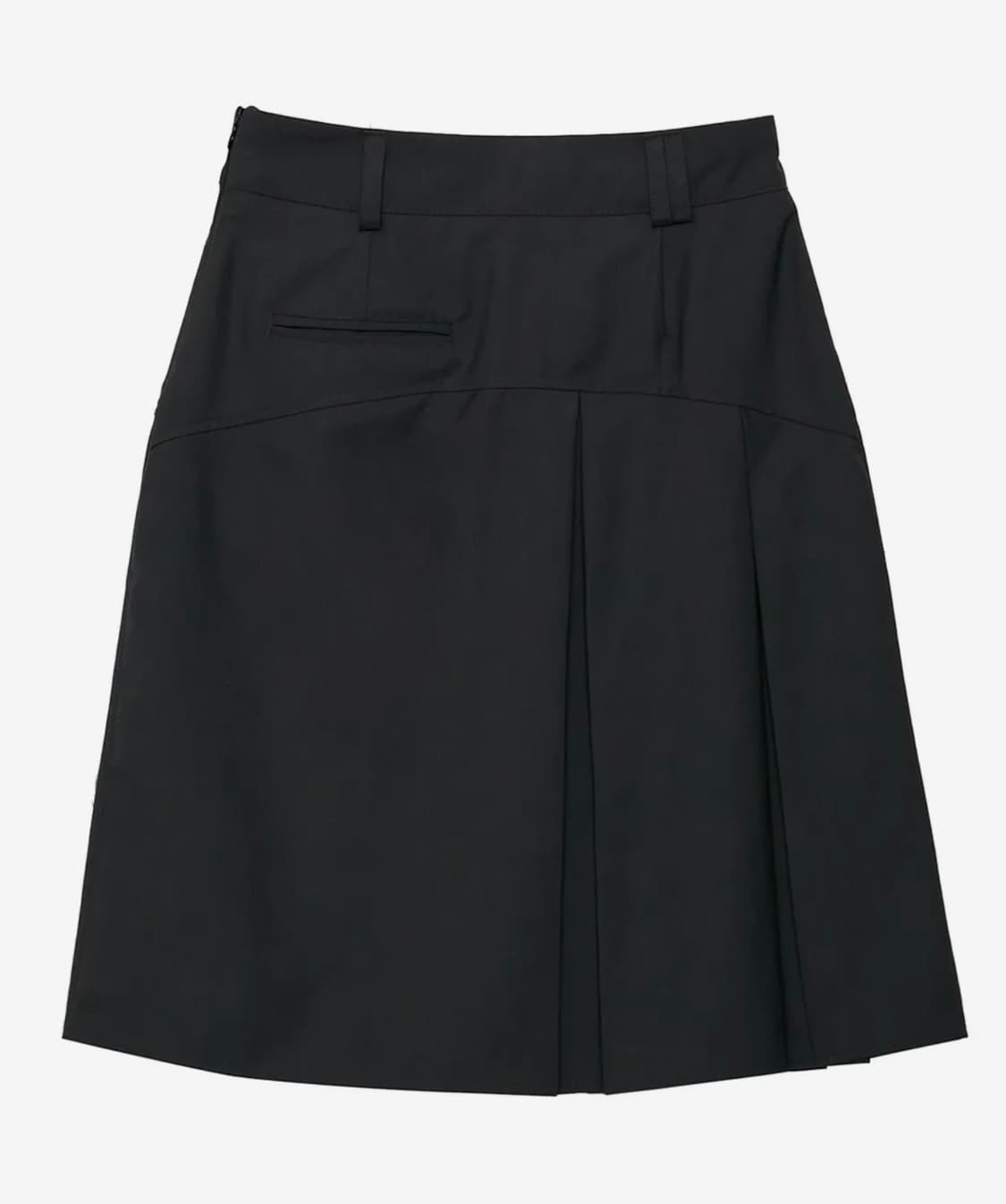 Flareup Pleats Midi Skirt Black 상품이미지2